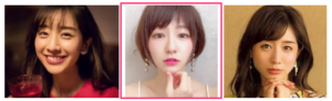 田中みな実で画像検索すると糸原美波